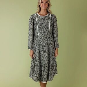 Floral Long Sleeve Dress